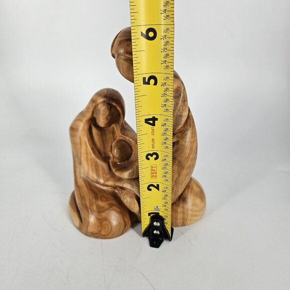 Bethlehem Nativity Products Olive Wood Holy Family Hand Carved Statue Figurine - Picture 14 of 14